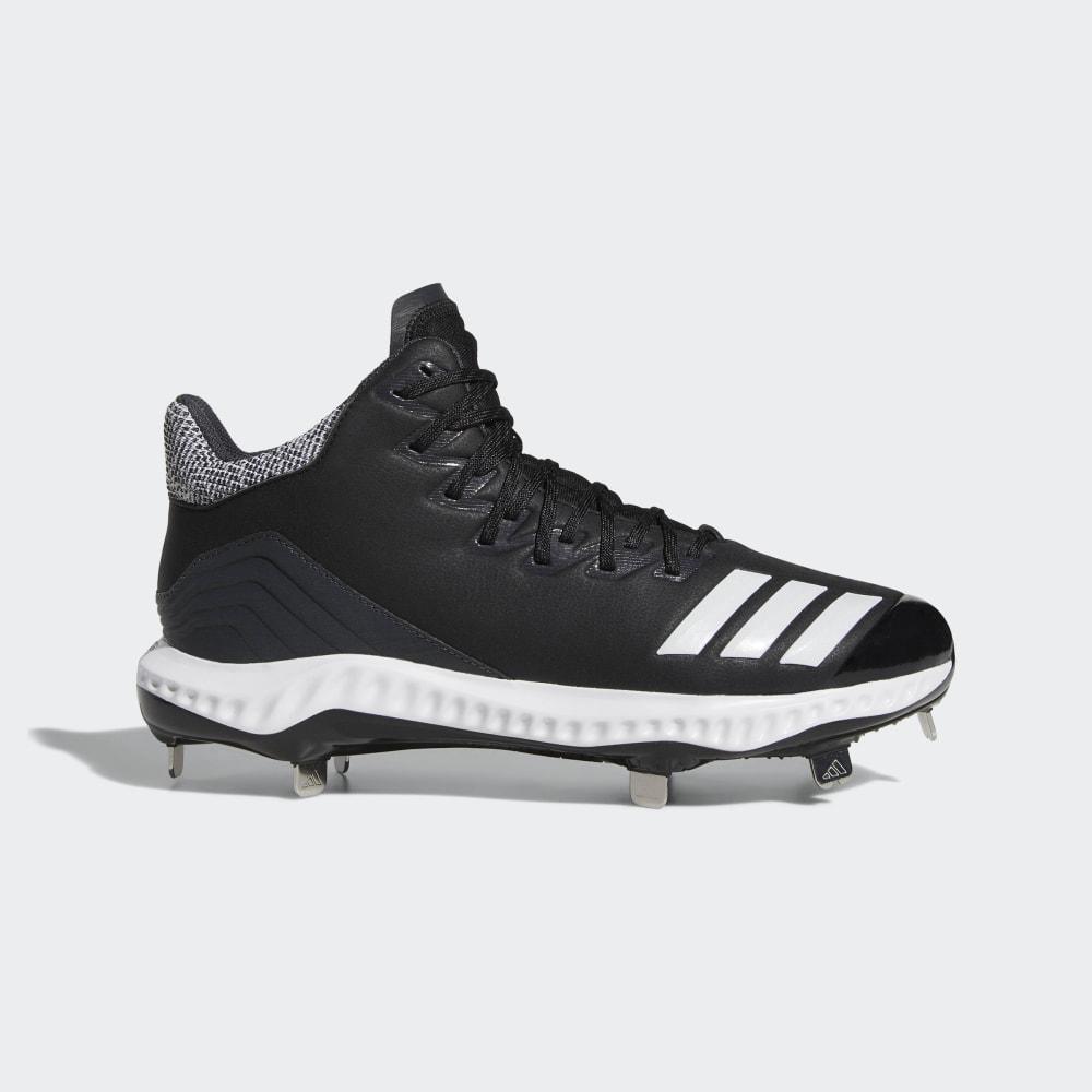 Tenisi Adidas Icon Bounce Mid Barbati Romania - Negrii/Albi/Gri Inchis CG5179
